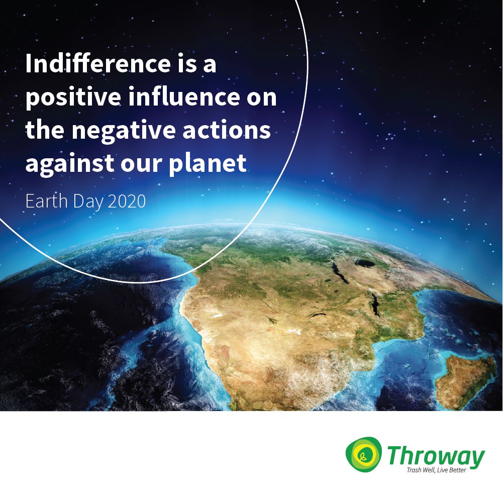 ThrowayNG's tweet photo. As the world marks the 50th anniversary of Earth Day celebration, we must all take positive actions to save our planet.

#EarthDay
#EarthDay2020 
#TrashWellLiveBetter https://t.co/0fNmq3bxM4