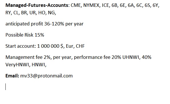 LehmannVilly's tweet image. #managedfutures #commoditys #investment #money