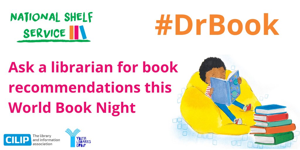 Jake_Hope's tweet photo. Tomorrow is #WorldBookNight! @Youthlibraries have a special #NationalShelfService programme of activity, you can ask for recommendations from #DrBook, watch hourly videos and even catch @JosephACoelho hosting a special storytime during #ReadingHour! https://t.co/3W263uWker https://t.co/RYCZ5KMWS1