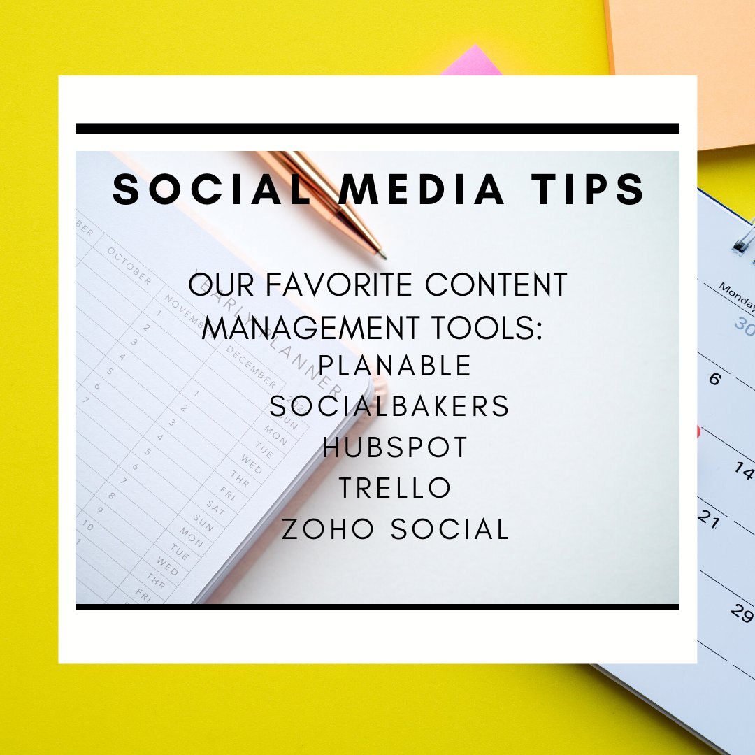 ValdeVentures's tweet photo. Need help managing content or visualizing your social posts? Check out some of our favorite content management tools! Each one has unique advantages. #SocialMedia #Marketing #DigitalMarketing #WednesdayWisdom
#Planable #HubSpot #Trello #SocialBakers #ZOHOSocial https://t.co/3owMlnRi0h