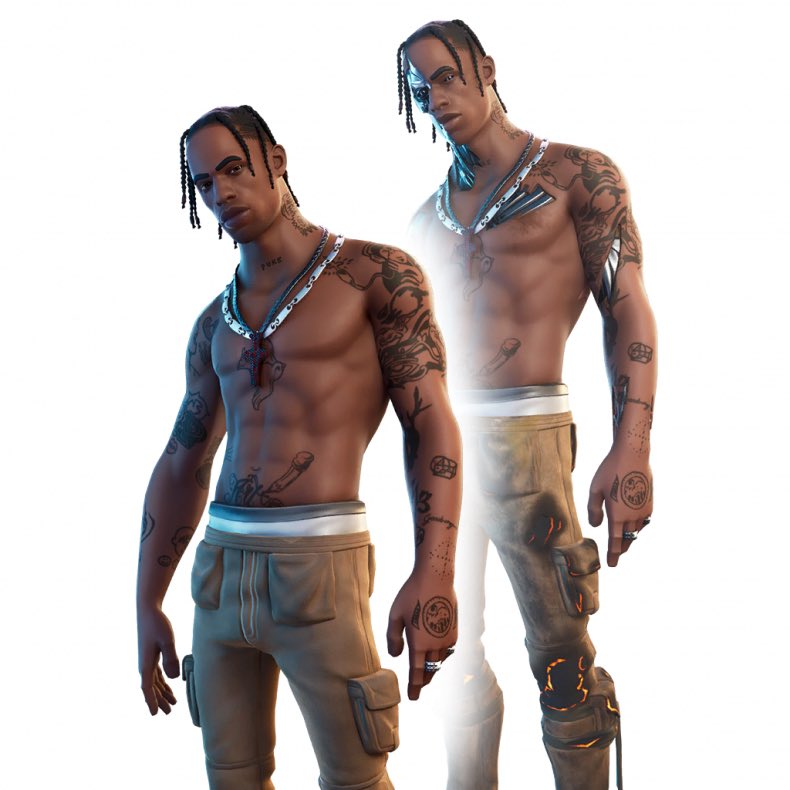 __Kxng's tweet photo. Finna cop the Travis Scott skin today :) https://t.co/FCA39ndw48