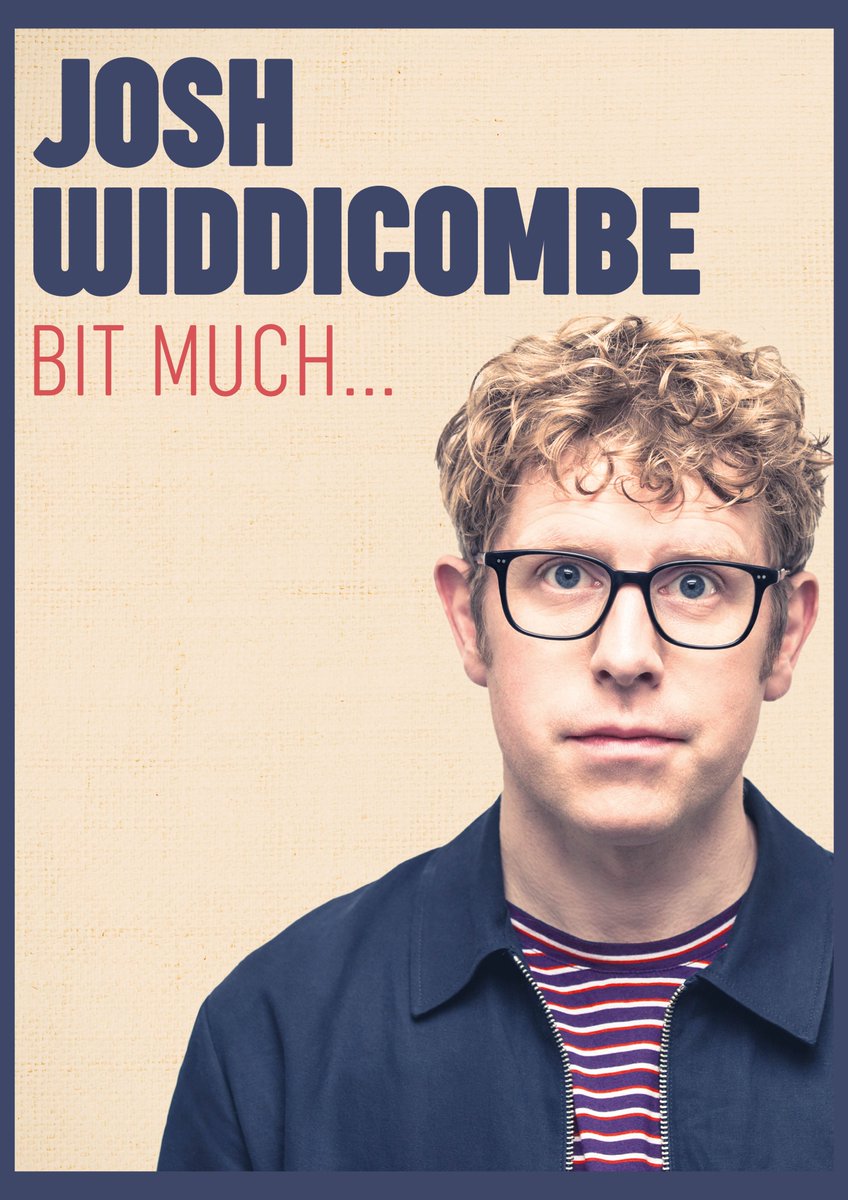 Josh Widdicombe // 28th March 2021

We are pleased to announce the new date for Josh's show. All tickets remain valid and if you cant make the new date please contact the ticketing company you purchased from

Tickets Available here bit.ly/3bpwhtQ