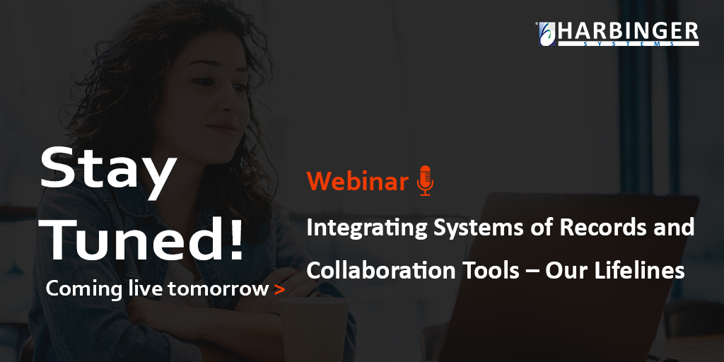 Harbinger_Grp's tweet photo. We are coming live tomorrow to share more on the various collaboration tools and engagement platforms - a necessity in today's challenging times. 
Wish to join? Register here: https://t.co/5A3WZ5RKkn 
#COVID19 #RemoteWorking #Integration #IntegratingSystems #HRTech #LearnTech https://t.co/jBdI0LJI2M