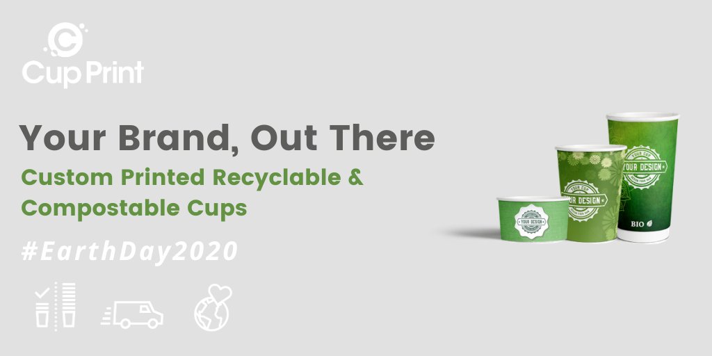 CupPrintUKIE's tweet photo. It's the 50th Annual #EarthDay2020 and even the smallest cafe or coffee shop can now demonstrate their brand values by serving customers certified recyclable or compostable custom printed ...
https://t.co/wOOABFqMOn #recyclablepapercups #compostablepapercups #sustainablepackaging https://t.co/ggHHc2K2jN