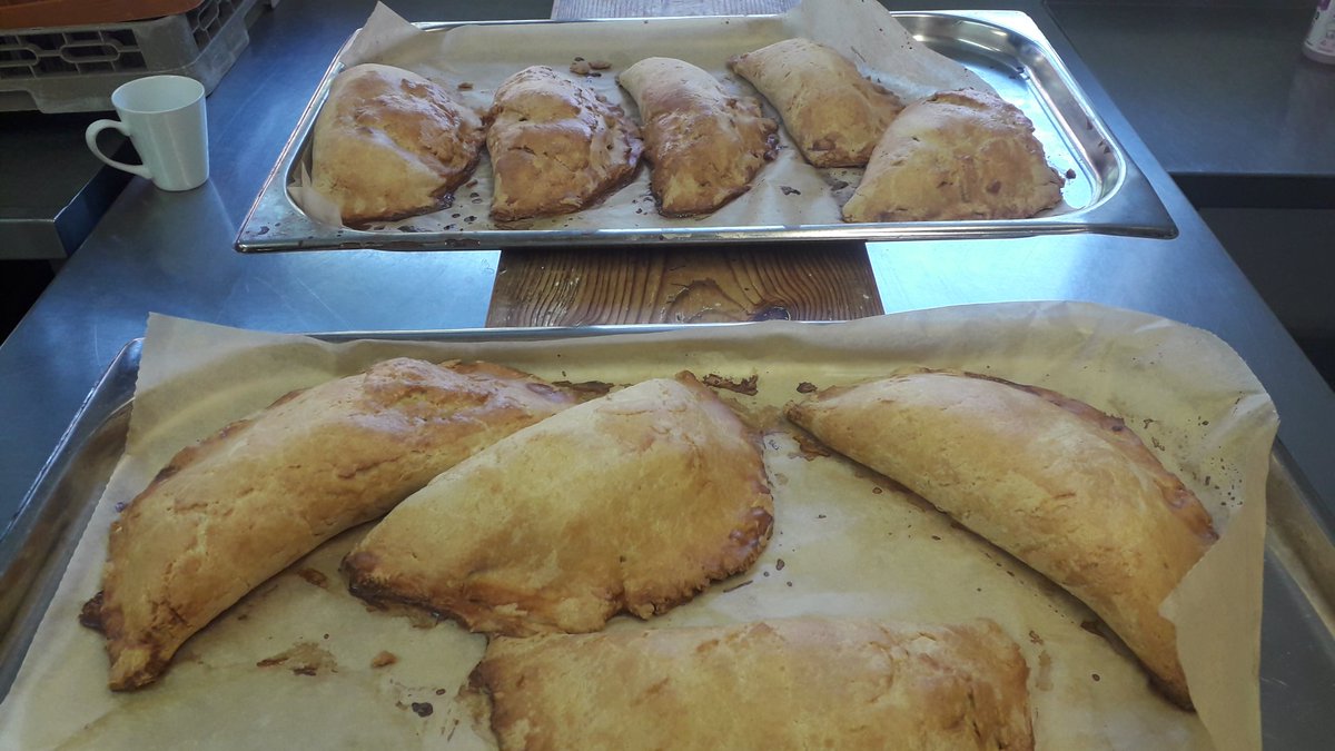 ChefWhitehall's tweet photo. Veg chilli pasties ready for @national_food https://t.co/0ide33Gc2N