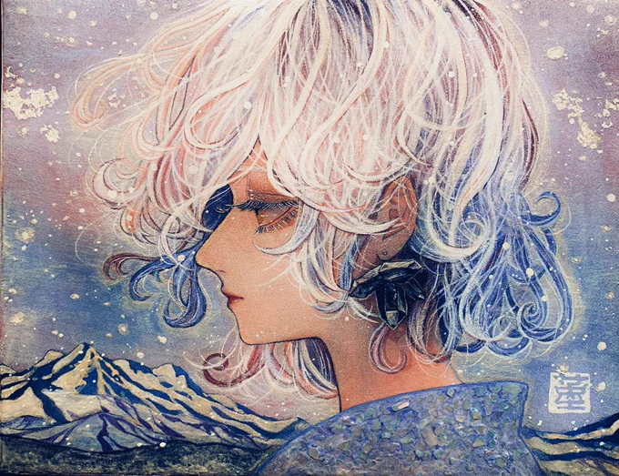 ひととせゆみさん、淵゛さんよりご指名頂きました?‍♀️有難うございます!
1番最近描いた4枚を載せます～。
アンカーで失礼致します。
#絵描き繫がれ 