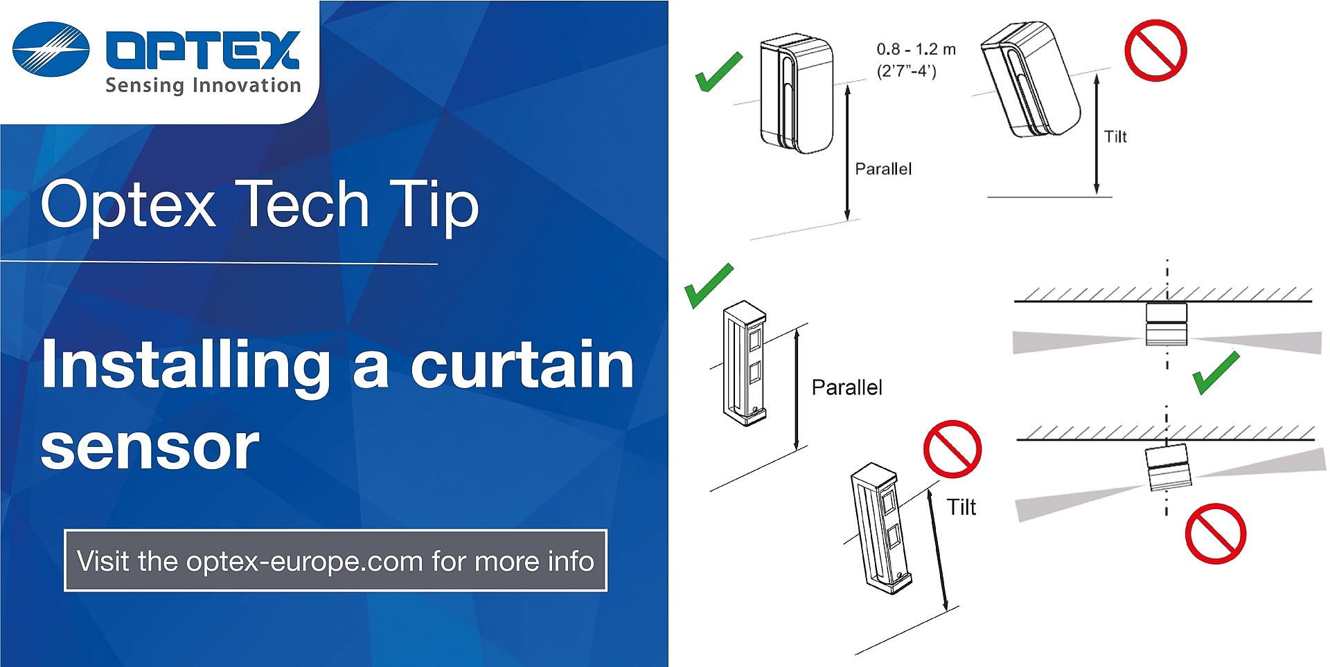 OPTEX Security EMEA on Twitter "OPTEX TechTip this month looks at how to install the OPTEX