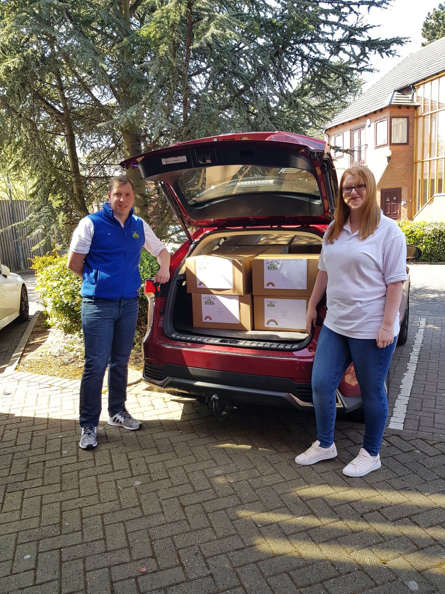 The first of our activity packs for south Staffordshire children are being delivered today. Big thank you to @cfstaffordshire for funding the project.