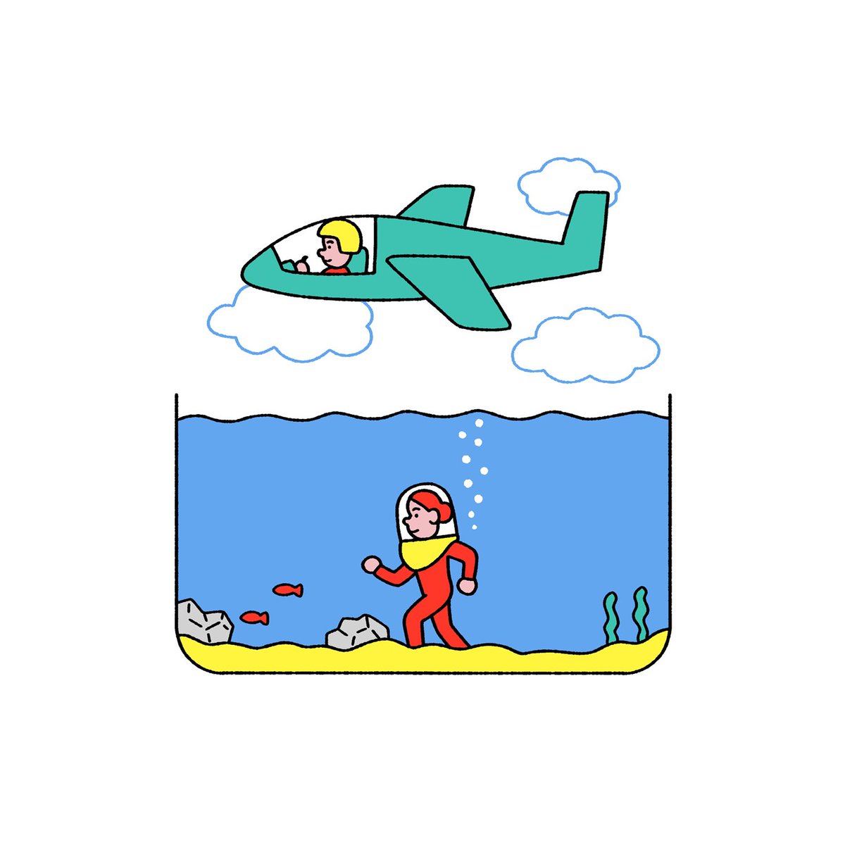 Jun Oson 三菱創業150周年記念サイトの みらい予想 図 というコーナーのイラストを担当しました このコーナーは1970年大阪万博のパビリオン 三菱未来館 で予想されていた50年後 年 の暮らし や社会と実際の年の暮らしがどうなっているか Jun Oson 三菱創業150周年記念サイトの みらい予想 図 というコーナーのイラストを担当しました このコーナーは1970年大阪万博のパビリオン 三菱未来館 で予想されていた50年後 年 の暮らし や社会と実際の年の暮らしがどうなっているか