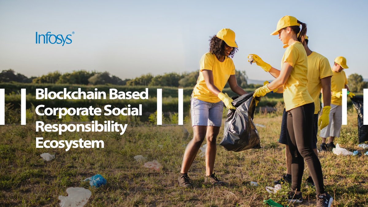 Infosys's tweet photo. In these times of uncertainty, Infosys adds resilience to #CSR ecosystem through real time tracking using #blockchain. Know more https://t.co/6i9bPt2gaP https://t.co/x8UFkPQgnH