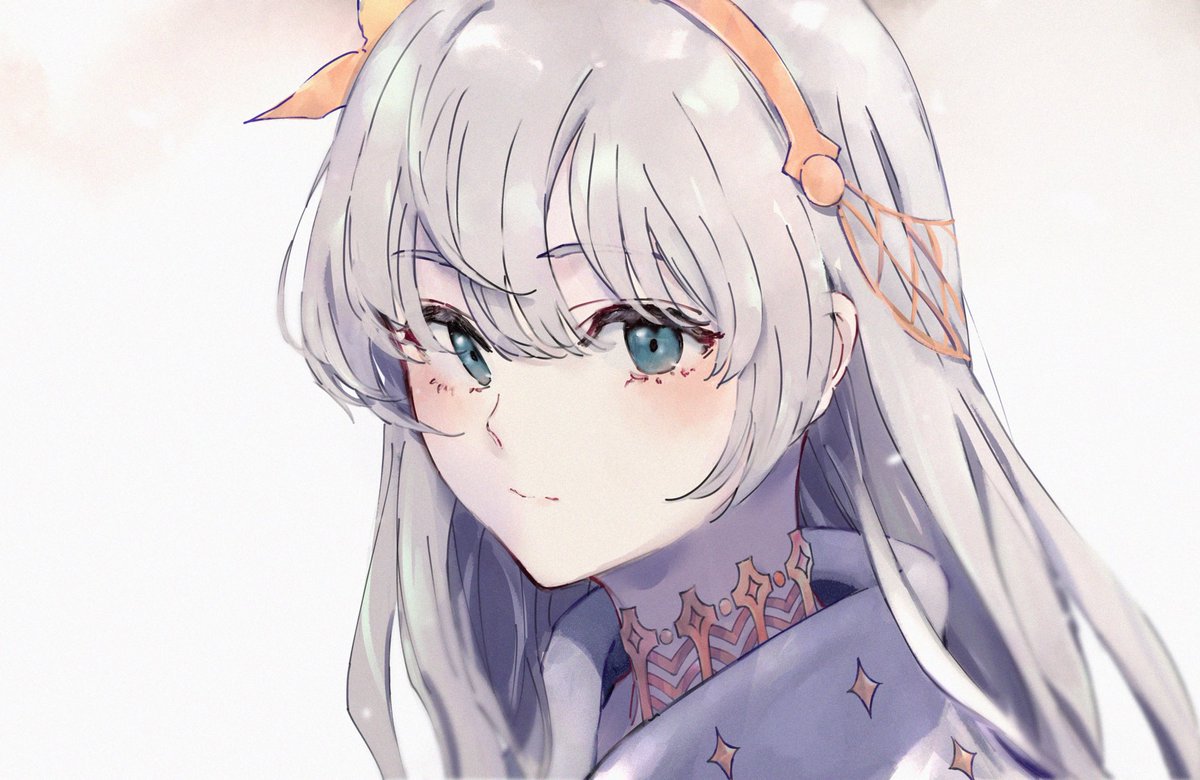 anastasia (fate) 1girl solo long hair blue eyes looking at viewer hairband bangs  illustration images