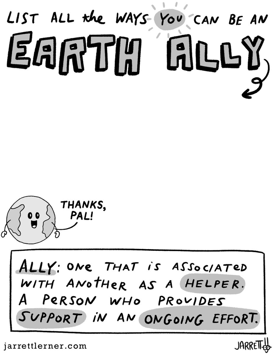 Jarrett_Lerner's tweet photo. Happy Earth Day!

There are now two more Earth Day activities available at my site, in addition to the two I shared yesterday. You can find them, along with all my other activities, here:

https://t.co/elSYH2RkBR

Celebrate today--but commit to protecting our planet EVERY day. 💛 https://t.co/gYmcFHSVFb