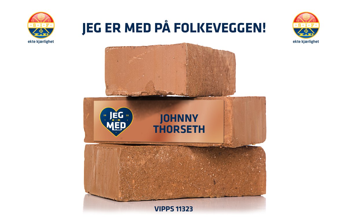 #jegermed Det minste man kan gjøre for klubben som betyr så mye for meg. #blåtthjerte