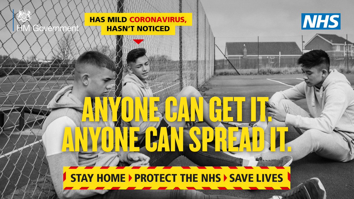 But mostly because their messages are bang on.  Listen to the experts  #StayHome     #ProtectTheNHS   #SaveLives Protect the vulnerable by not popping round and stick to  #socialdistancing guidelines   #LoveWhereYouLive - Don't flytip or dump your rubbish.