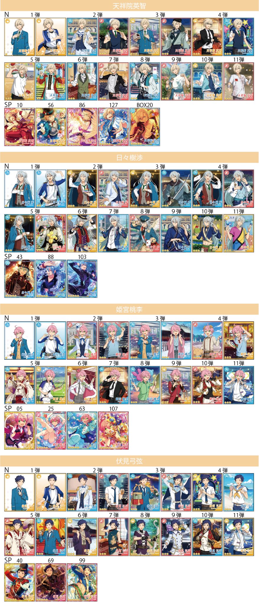 とあ 一覧垢 あんスタのクリアカード一覧出来ました ミス等ありましたらご指摘ください 自分の確認用に作りましたが お取引等お好きにご使用していただいて構いません T Co 5vpw8m3hxr Twitter