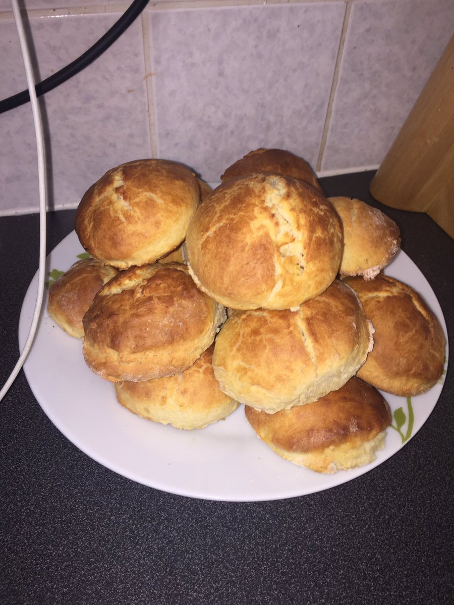 kateolly24's tweet photo. Today we covered literacy, numeracy and some mental well being by baking yummy scones! Oliver wrote the recipe, measured the ingredients and was official taster π @StFillansPS https://t.co/lRhuSG6Lew