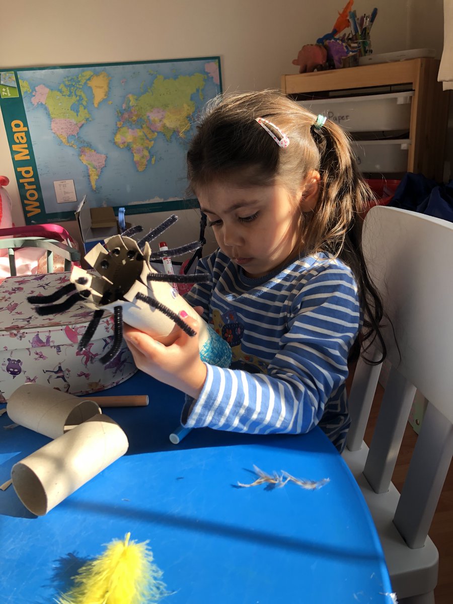 MaltmansGreen's tweet photo. We love this home learning project for our Nursery girls - creating a family of toilet-roll people. A great way to develop cutting &amp; pen control. Once they make their family - they get to play with them too! @GoodSchoolsUK @FamiliesChilter #distancelearning2020 #homeschool https://t.co/RiMEwYPB2Y