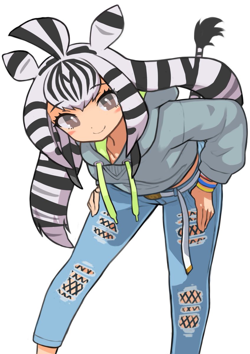 イネ Skeb募集中 En Twitter チャップマンシマウマちゃん描きました 初期フレンズに居たときは超嬉しかったし 私服は最高に可愛すぎて悶えたね けもフレ けものフレンズ3