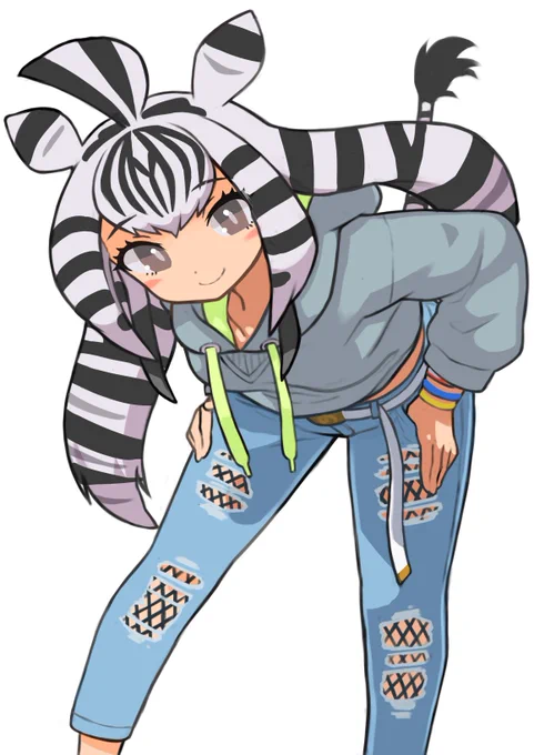 チャップマンシマウマちゃん描きました。
初期フレンズに居たときは超嬉しかったし
私服は最高に可愛すぎて悶えたね。

#けもフレ 
#けものフレンズ3 