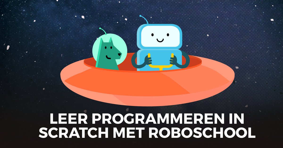 Veel thuisblijven en wél lekker veel gamen?! Maak zelf je game! @RoboSchoolNL geeft gratis online les in games programmeren in Scratch voor 7-12-jarigen. Daarna kan je er zelf mee verder! Het is elke vrijdag van 13:00 uur - 14:30 uur, schrijf je in roboschool.nl/robodojo!