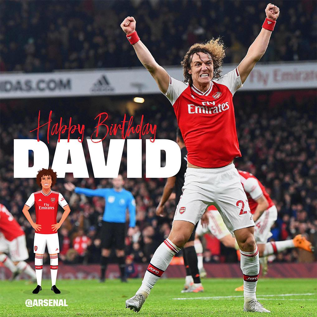 Undoubtedly a great addition to Arsenal\s defense. Happy birthday David Luiz 