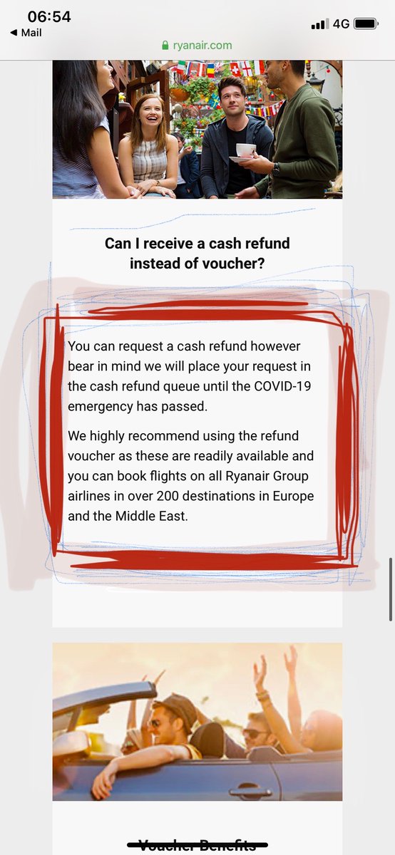 RachelK_'s tweet photo. @MartinSLewis @Ryanair Yep, this is me. Applied for the cash refund but will have to wait. 🥴 https://t.co/sitdh7VMHw