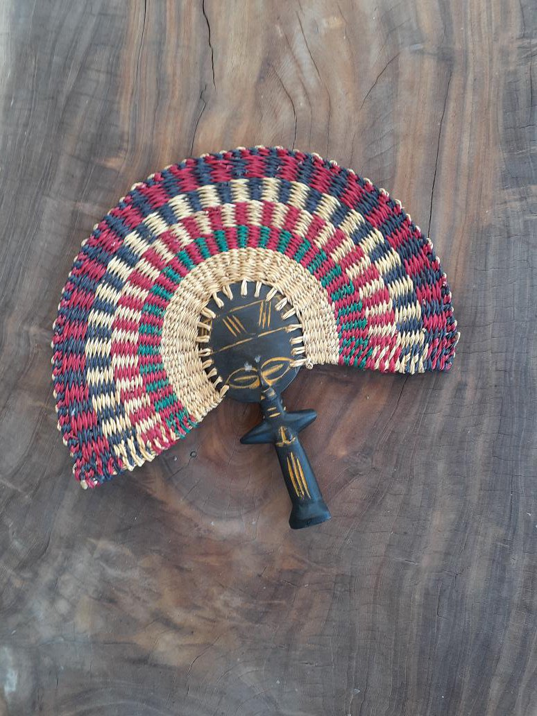 ahoomstore's tweet photo. The Handwoven Rattan Fan with a Fertility Doll Handle.
In Ghana, it is a perfect gift for newly married women.

Available online at https://t.co/hYcqZb0WXx and in store. Call +233501586294 for more details. https://t.co/k3Q2jQhuJm
