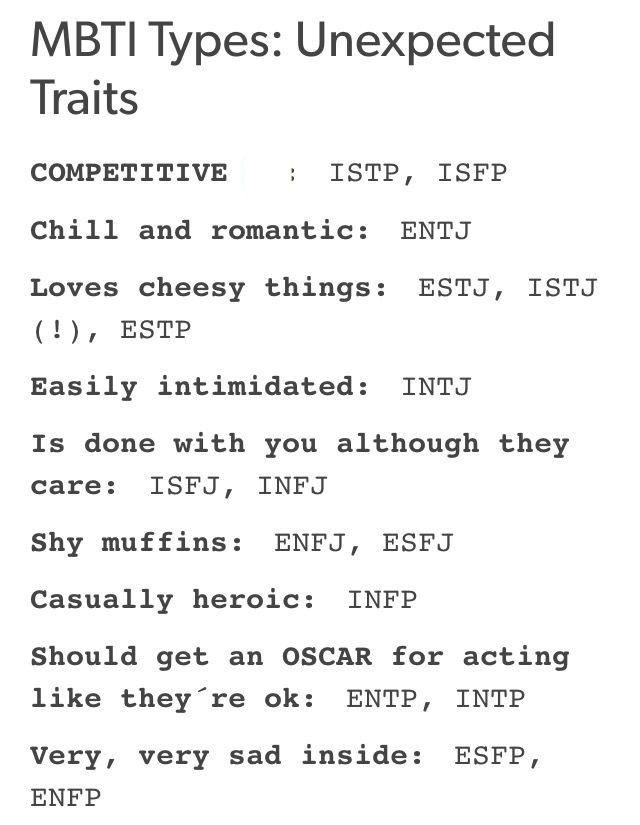 more isfp "traits"