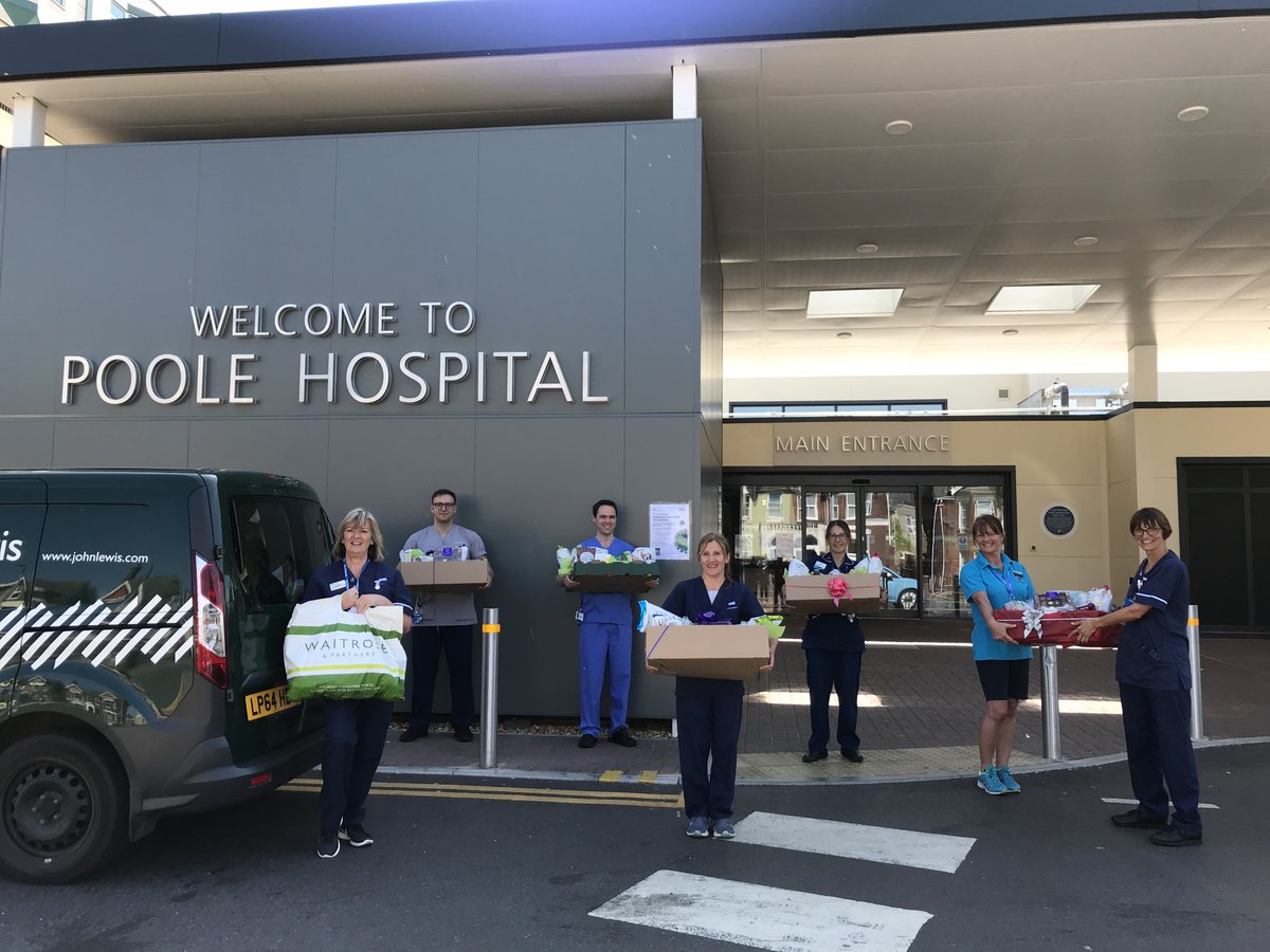 drewjord's tweet photo. Thank you @jlandpartners for your generous delivery - helping to keep team morale high here @Poole_Hospital https://t.co/yqqkcnaXbB