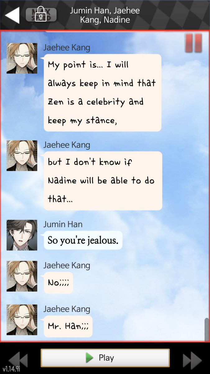 i didn’t want to be a bitch to jaehee so jumin did it for me i love him SO MUCH?2!;&28:’