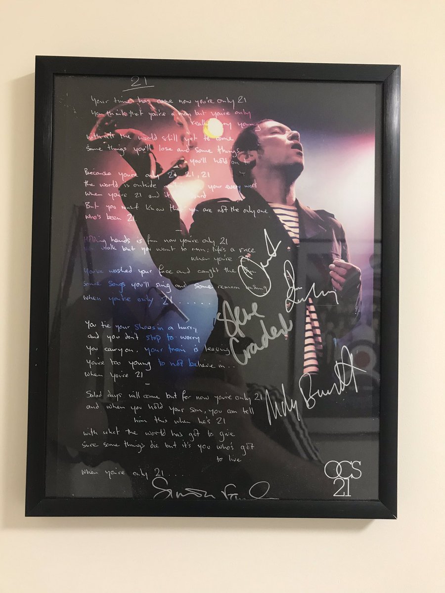 Finally got these beauty’s up!
@OCSmusic 
#oceancolourscene #signed