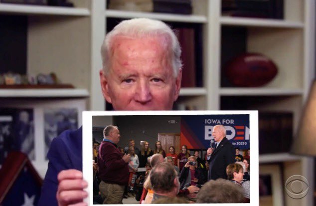 ATTENTION MINIONS:Joe Biden is a moron. He held up signs the other night.Enjoy