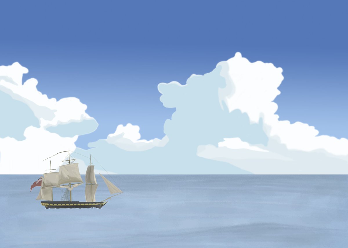 Yet another background for a WIP project that I'll probably never finish. I had fun with the ship though.