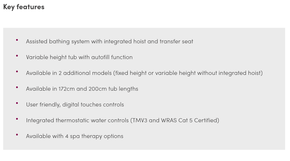 Reval_cc's tweet photo. #Caprice variable height bath is designed to make light and easy work of patient transfers. The bath is equipped with a smooth and silent integrated hoist and transfer seat simply operated at the touch of a button. #AssistedBathing ##RevalBath #Wellbeing https://t.co/4LlsPnt6dX https://t.co/dWjEtU9Cid