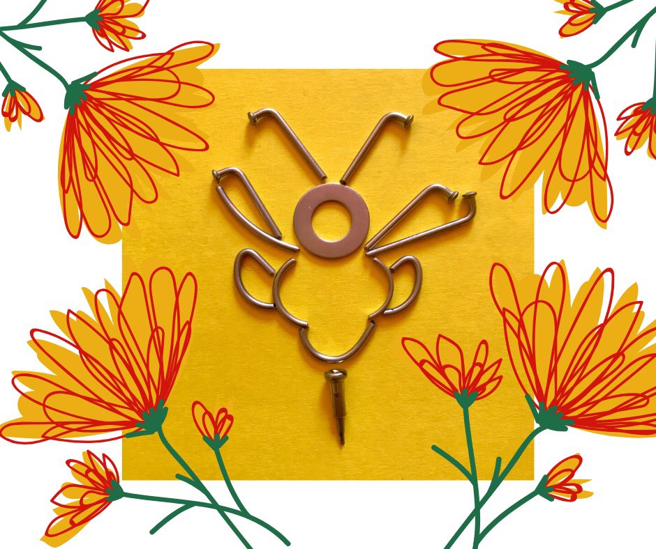 Look what we spotted in the garden on Earth Day - Our Respoke, Bespoke Bee! 🐝 #EarthDay2020 #bee #madefrombicyclespokes