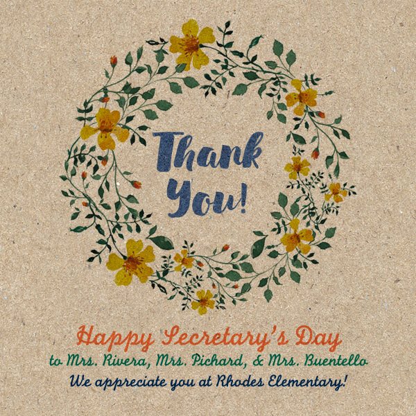 Mrs. Zaiontz (@mrs_zaiontz) on Twitter photo Happy Secretary’s Day to Veronica, Susan, and Yolanda! You all make Rhodes a HaPpY place to be! Your hard work is appreciated. <a href="/NISDRhodes/">Rhodes Elementary</a> #RhodesWhateverItTakes Happy Secretary’s Day to Veronica, Susan, and Yolanda! You all make Rhodes a HaPpY place to be! Your hard work is appreciated. <a href="/NISDRhodes/">Rhodes Elementary</a> #RhodesWhateverItTakes