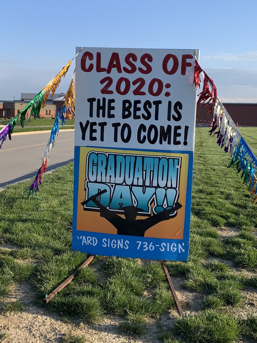 RichArkanoff's tweet photo. We ❤️ our @CenterGroveHS Seniors! We love you Class of 2020!!  @center_grove don’t forget to pick up your cap and gown today (4/22) starting 5pm at Center, Grove high school! https://t.co/SWkAiOHvxM