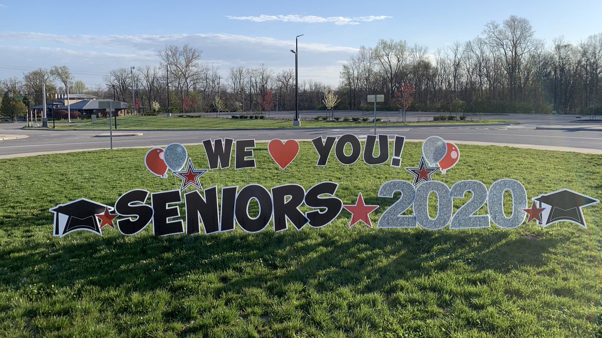 RichArkanoff's tweet photo. We ❤️ our @CenterGroveHS Seniors! We love you Class of 2020!!  @center_grove don’t forget to pick up your cap and gown today (4/22) starting 5pm at Center, Grove high school! https://t.co/SWkAiOHvxM