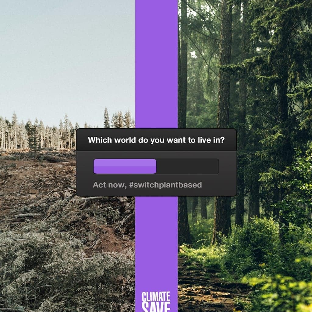 ClimateSaveDel's tweet photo. Itâs an open secret that we are in the process of turning our planet into hell. And one of the biggest sources of environmental degradation is animal agriculture. #GoVeganToReforestEarth #deforestation #climatecrisis #climatesavemovement #EarthDay2020 #IndiaNeedsClimateAction https://t.co/cxrVlLq4O7