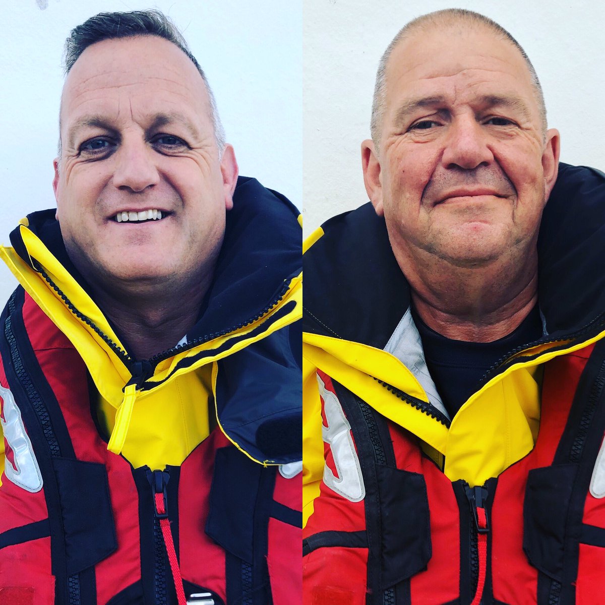As we remain on service and ready to #SaveLivesAtSea, we want to give a big shout out to two of our volunteer crew, Simon Collins and Richard Crust!

Both are key workers in the postal service and are working tirelessly as well as remaining on call to respond a shout! 👏👏👏
