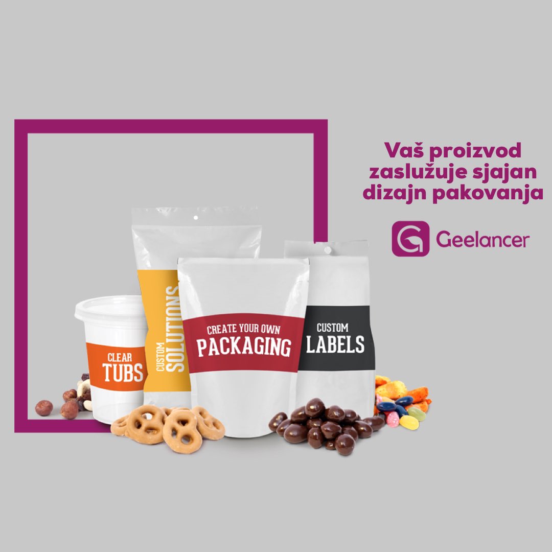 Ne sudi knjigu po koricama. Tako kažu. Ali, ipak, korica prodaje. Unapredite dizajn pakovanja i uživajte u već prodaji.

Kreirajte online dizajn konkurs i sarađujte sa hiljadama fantastičnih dizajnera 👉🏻 geelancer.com/konkursi/

Probajte Geelancer 👌🏻