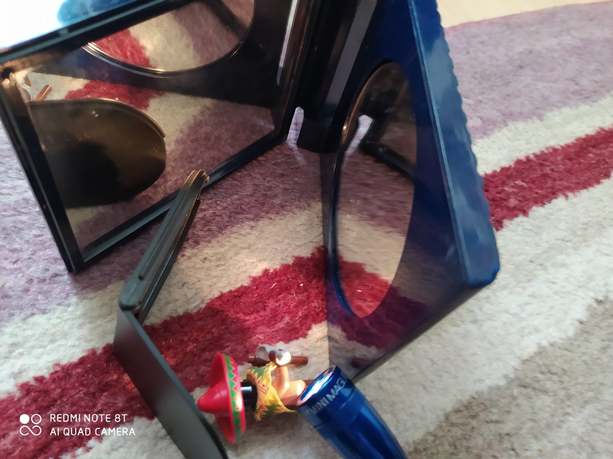 Noah in 6KLN <a href="/stjohnsmiddle/">St John's CE Middle School Academy</a> has been doing some science this week using mirrors and a torch. He used the Lego avatar of his friend Joel to prop up the torch.