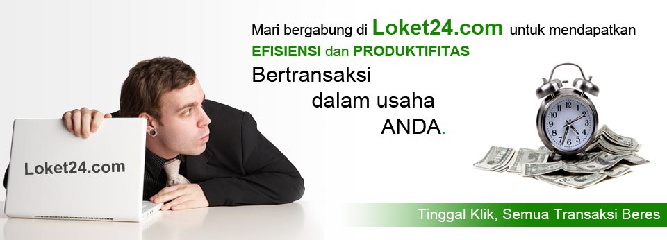 Pemesanan tiket Pesawat &amp; Kereta Api
Peluang Bisnis dengan Kemudahan Maksimal, Inovatif, dan Terpercaya>>>loket24.com