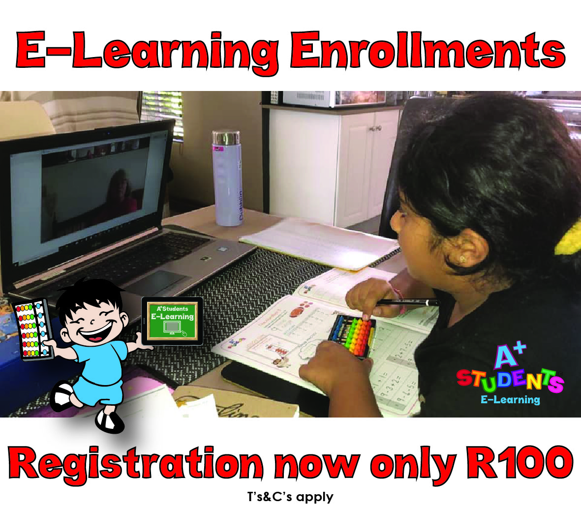 aplusstudents1's tweet image. Turning your child into a math genius is only a click away.
A+Students E-Learning enrollments now open countrywide.

#aplusstudents #math #abacus #enrollments