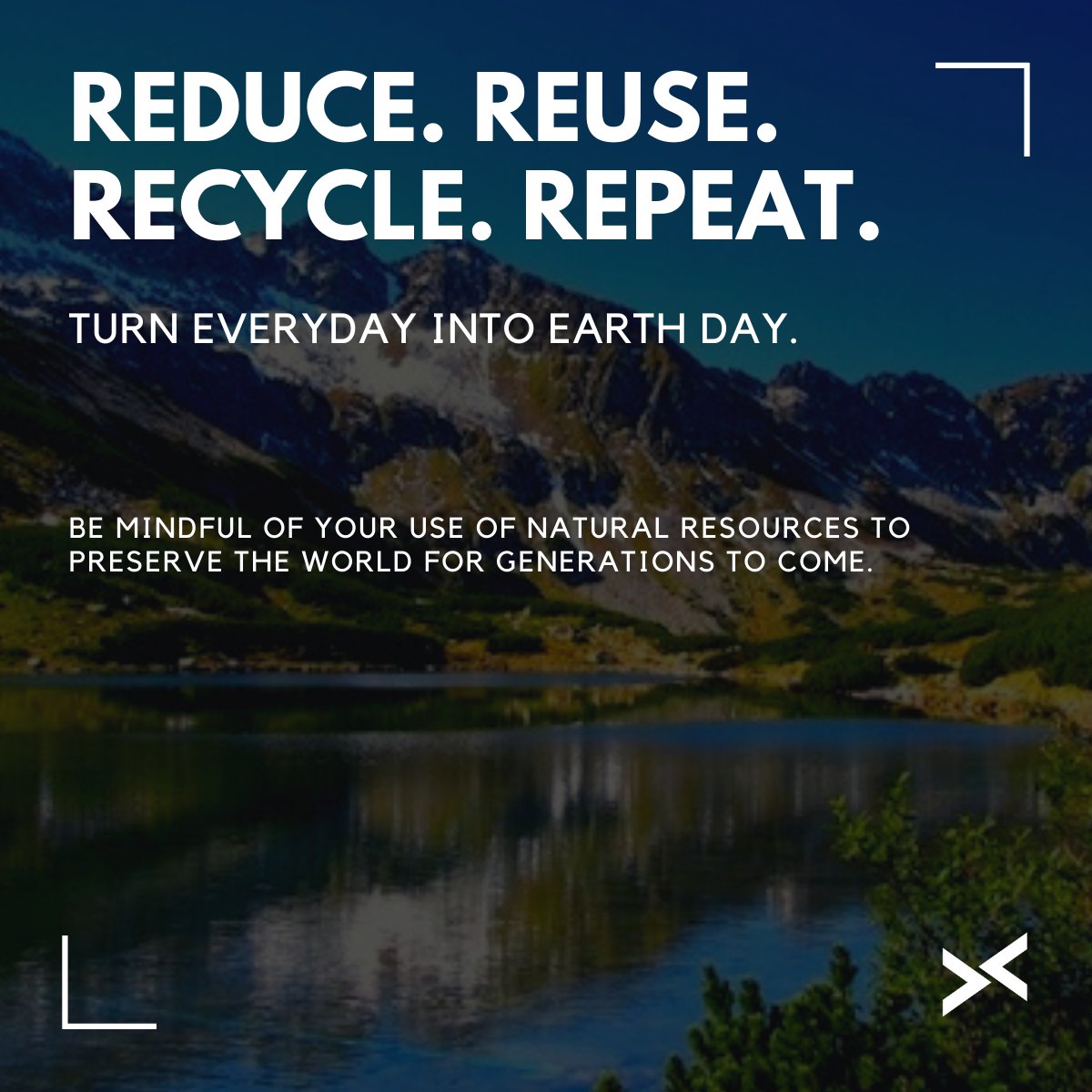 Good Morning and Happy Earth Day! Let's remember to always, but especially with everything going on in the world currently, be mindful of how we're treating our home. 🌍♻️ #HappyEarthDay #Reduce #Reuse #Recycle