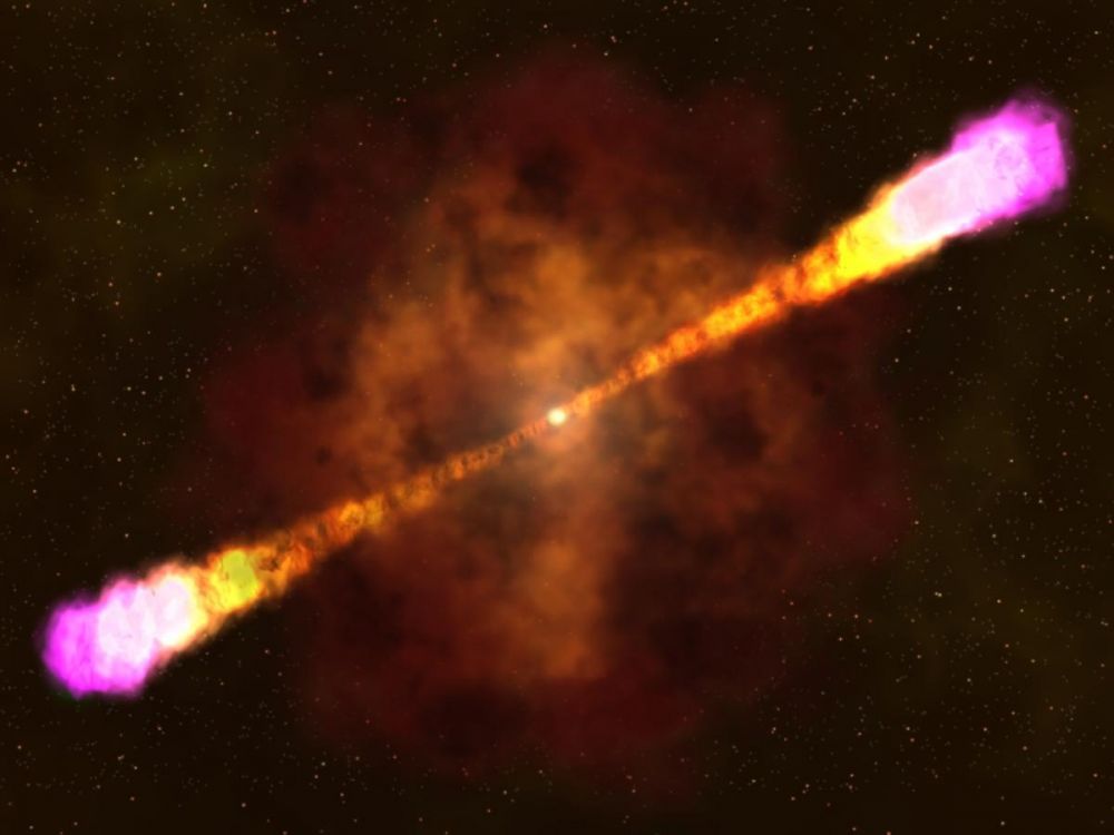 Rayon gamma- Voici le phénomène le plus puissant de l’univers. Un sursaut bref qui ne dure rarement plus de quelques secondes, il apparait a la collision entre une étoile a neutron et un trou noir, ou bien a la mort d’une étoile supermassive.