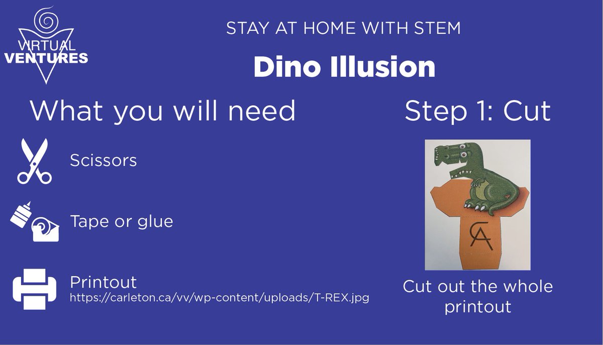 virtualventures's tweet photo. Today for #StayAtHomeWithSTEM create this simple illusion with just a printout and tape! You can find the printout here: https://t.co/VtVA7D0F4l https://t.co/EOOO9whlru