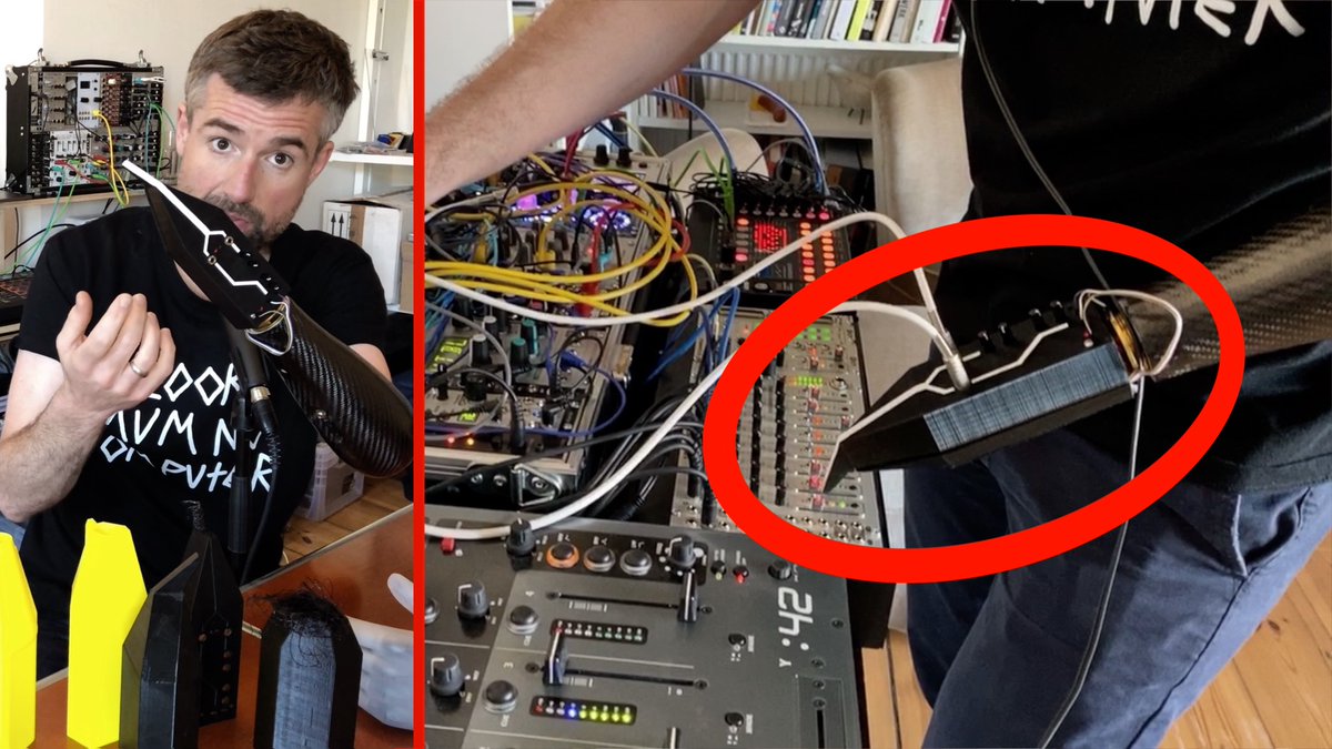 myo's tweet photo. Update on our #SynLimb arm #prosthesis to #synthesizer CV controller #hack is now live on YT. #amputee #bionics #modularsynth https://t.co/Cz3ZjAuS9i https://t.co/Gxew4jFlBQ