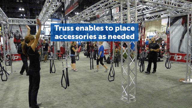 TrussAluFactory's tweet image. Truss constructions give you an option to modify your sport facility at any time. You can suspend accessories as you wish. We can also adjust your installations by adding some more truss beams to extend it or change it.

#trusssystem #aluminiumtrusses #TAFtruss