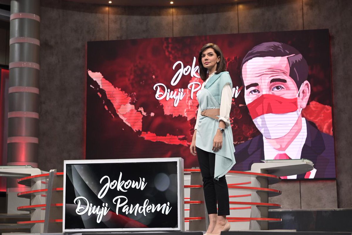 Selamat malam, selamat datang di  #MataNajwa. Saya  @NajwaShihab, tuan rumah Mata Najwa. #MataNajwaJokowiDiujiPandemi